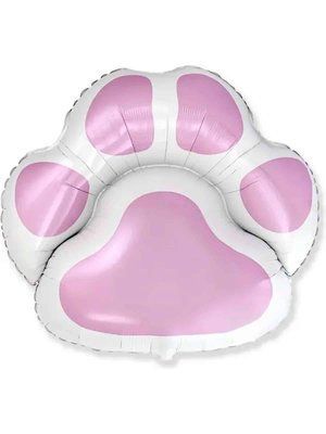 Лапка рожева, фігура фольгована з гелієм  paw_pink фото