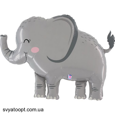 Слон, фігура фольгована з гелієм elephant фото