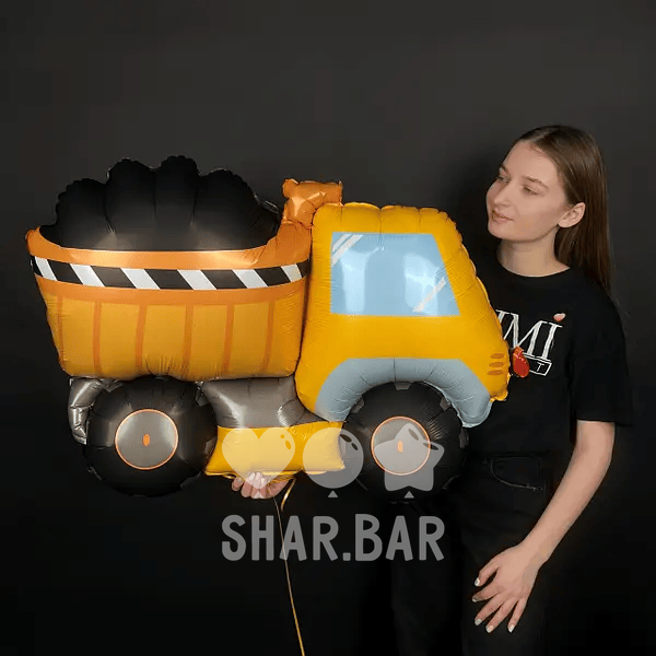 Самоскид, фігура фольгована з гелієм dump_truck фото