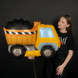 Самоскид, фігура фольгована з гелієм dump_truck фото 2