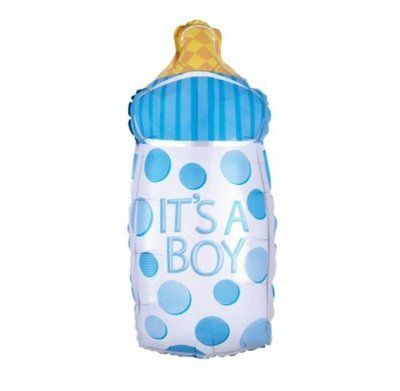 Пляшечка It's a Boy, фігура фольгована з гелієм bottle_boy фото