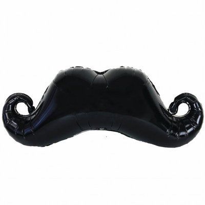 Вуса закручені, фігура фольгована з гелієм moustache фото