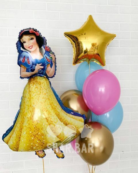 Білосніжка, фольгована фігура з гелієм Snow_White фото