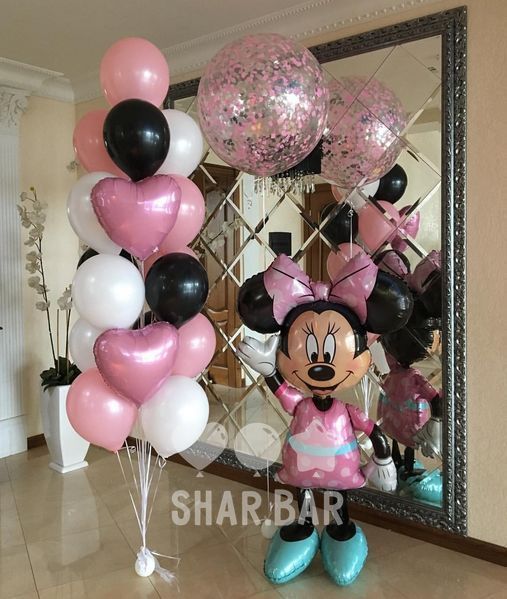 Мінні Маус, кулька фольгована з гелієм, ходячка, ростова фігура minnie_mouse фото