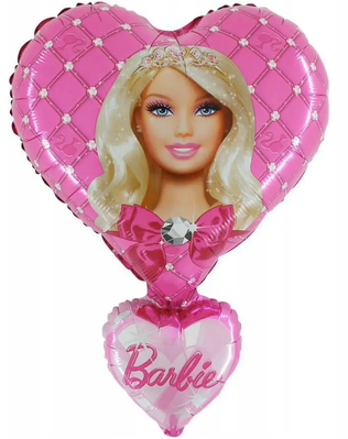 Барбі, кулон фольгований з гелієм Barbie_3 фото