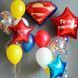 Емблема Супермена, фольгована фігура з гелієм superman фото 2