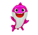 Baby Shark &ndash; рожева акула, фігура фольгована з гелієм babyshark_pink фото 1