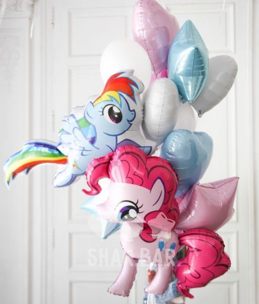 Поні Pinkie Pie (Пінкі Пай), фігура фольгована з гелієм Pinkie-Pie фото