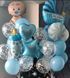 Блакитний візочок на виписку хлопчика, фігура з гелієм baby_carriage_boy фото 3