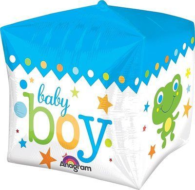 Куб на виписку Baby Boy фольгований з гелієм cubez_boy фото