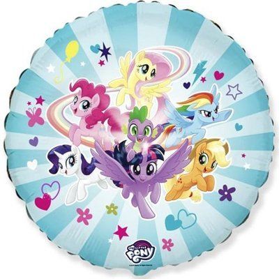 My Little Pony, блакитне коло фольговане з гелієм my_little_pony_3 фото