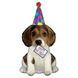 Песик Бігль, фігура фольгована з гелієм beagle фото 1