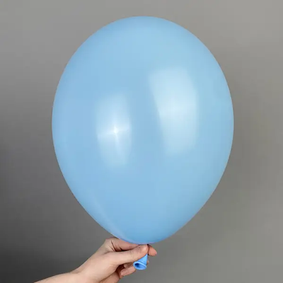 Кулька блакитна пастель, латексна, з гелієм pastel3 фото
