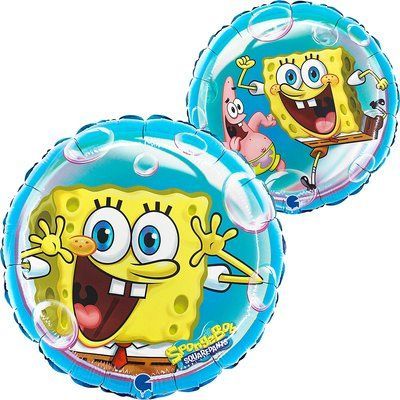 Губка Боб (SpongeBob), куля фольгована з гелієм SpongeBob фото