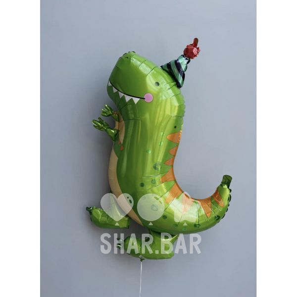 Динозавр T-REX, фольгована фігура з гелієм dino_17 фото