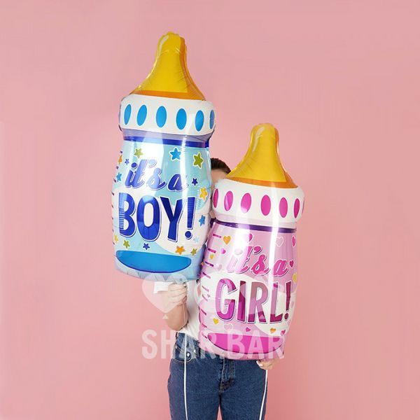 Фольгована фігура на виписку пляшечка It's a Boy bottle_boy_2 фото